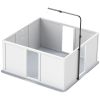 Whelping Box for Dogs with Retractable Light Stand, Washable Waterproof Pee Pad & Adjustable Door, 39" x 38" x 19"