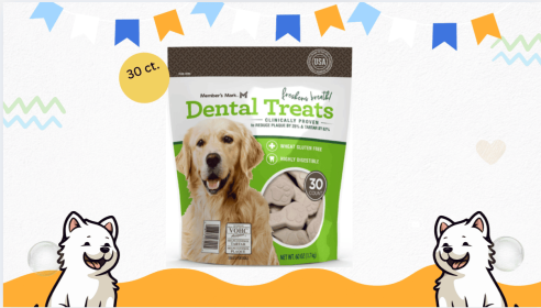 Member's Mark Dental Chew Treats for Dogs, 30 ct.