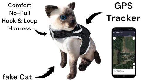 Android GPS Pet Tracker Realtime Tracking System Mini Dog Cat Locator Size:S