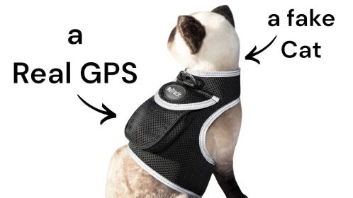 Mini Cat Locator Device Waterproof Collar GPS Pet Tracking Device NEW Size:L