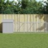 Dog House Light Grey Galvanized steel 46.1 x 320.9 x 48.4 in