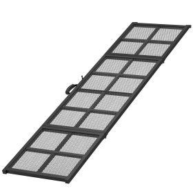 PawHut Dog Car Ramp, 75" x 20" Extra Long and Wide, Non-Slip Surface, Folding Portable Pet Ramp for Large, Small & Senior Dogs
