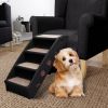 Dog Stair Black PP (polypropylene), felt Medium Foldable