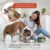 Healthy Woof Dental Powder for Dogs - Complete Oral Care Bone Broth, Dog Teeth Cleaning Powder, Tartar Remover, Fresh Breath