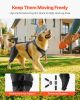 Dog Knee Brace for Torn ACL, Dog Leg Brace with Adjustable Hinge Stabilizer, Pet Knee Support Harness for Right Hind Leg, Pain Relief