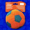 Durable Squeaky Soccer Ball Toy for Large Dogs â€“ 5" Lightweight Fetch Ball with Bright Colors & Built-In Squeaker