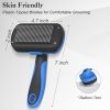 Self Cleaning Slicker Brush  Skin Friendly Grooming Dogs Cats