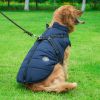 Dog Coat with Harness Winter Dog Coat Fleece Dog Jacket Waterproof Dog Coat Zipper Dog Jacket Puppy Coat Small Dog Clothes Dog Coat with Reflective Ha