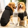 Pet Hoodie For Small Medium Large Dogs; Soft Fleece Dog Clothes With Hat & Pocket; Pet Winter Apparel