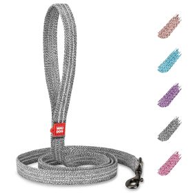 Recycled Cotton Dog Leash  Eco Friendly Collar for Small Medium & Large Dogs Reflective Dog Leash Strong Leashes for Large Breed Dogs Puppy (size: 6Ft)