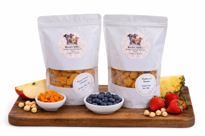 Roscoe & Stella's Premium Grain-Free Handcrafted Dog Treats (Option: Blueberry And Strawberry)