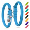 Ultra Soft Rolled Leather Dog Collar for Small Dogs Soft Padded Dog Collars for Medium Dogs Puppy Collars for Large Breed Dogs Male