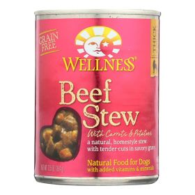 Wellness Pet Products Dog Food  - Case Of 12 - 12.5 Oz. (Option: Beef W Carrots And Potatoes)