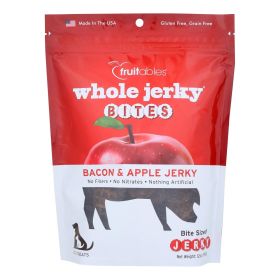 Fruitables - Dog Trt Jrky Bite - Case Of 6-12 Oz (Option: Bacon And Apple)