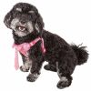Pet Life 'Chichi Shaggy' Mesh Reversible And Breathable Adjustable Dog Harness W/ Shaggy Neck Tie