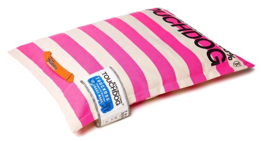 Touchdog Polo-Zippered Insertable and Removable Pillow Cushioned Collapsible Travel Dog Bed (size: large)