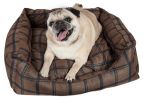 Wick-Away Nano-Silver and Anti-Bacterial Water Resistant Rectangular Dog Bed