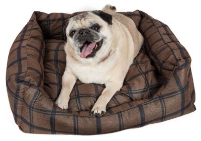 Wick-Away Nano-Silver and Anti-Bacterial Water Resistant Rectangular Dog Bed (size: large)