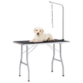 Dog Grooming Table Black and Silver (SKU: 171065)