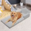 Shell-Shaped Convertible Dog Bed Sofa (22.8"x18.8"x15.7"): 2-in-1 Pet Bed & Couch With Machine-Washable Cover