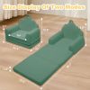 Shell-Shaped Convertible Dog Bed Sofa (22.8"x18.8"x15.7"): 2-in-1 Pet Bed & Couch With Machine-Washable Cover