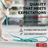 Rolled Leather Dog Leash for Small Medium and Large Dogs Heavy Duty Leather Puppy Leash for Outdoor Walking Running Training