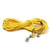 Heavy Duty Dog Tie Out Cable with Stake, Waterproof PVC Double Dog Leash for Yard Camping