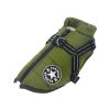 Dog Coat with Harness Winter Dog Coat Fleece Dog Jacket Waterproof Dog Coat Zipper Dog Jacket Puppy Coat Small Dog Clothes Dog Coat with Reflective Ha