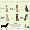 Pop Up Dog Tent for Extra Large and Large Dogs with Carry Bag, for Beach, Backyard, Home, Dark Gray