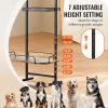 Pet Feeding Station with Storage, Elevated Dog Bowls, Raised Dog Bowl Stand, Dog Food Storage and Feeder Station with Storage Shelves