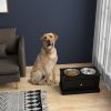 Elevated Dog Bowls with Storage Drawer, Raised Dog Bowl Stand Pet Food Bowl Dog Feeding Station